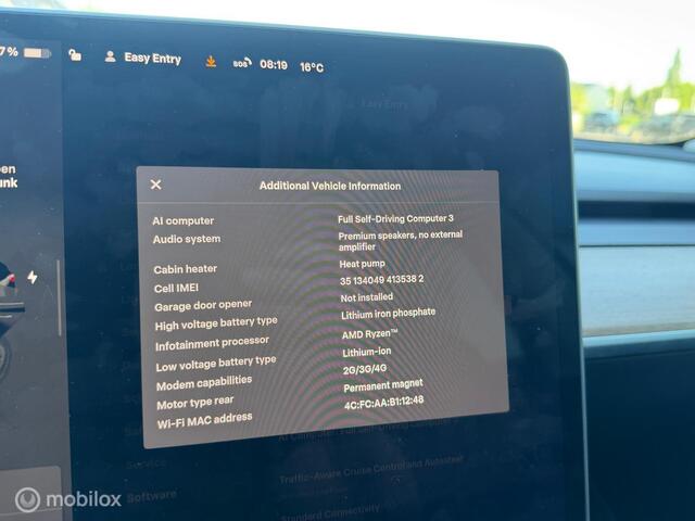 Tesla Model 3 RWD Standard Plus 60 kWh LFP | SOH 89,4% | BTW-auto | AMD Ryzen | Warmtepomp | APK 04/2027