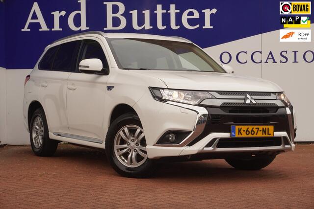 Mitsubishi Outlander 2.4 PHEV Pure+Apple-care-Play+camera+stoel-verw+Parel-White = SUPER 