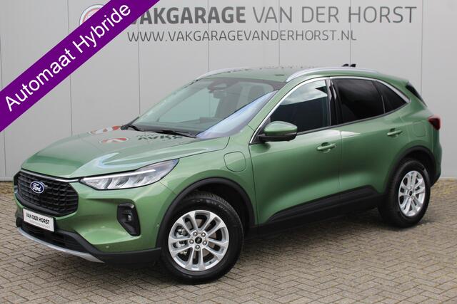 Ford Kuga 2.5-243pk PHEV Titanium. Hybride rijden voor een re�el bedrag. Slechts 11.500km  Autm. airco dual, camera v+a, metallic lak, all season banden ro