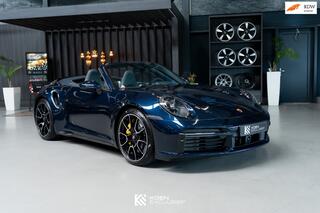 PORSCHE 911 Cabrio 992 3.8 Turbo S (2022, NL) lift, Burmester, extra leder, Blue Eye en lasershield