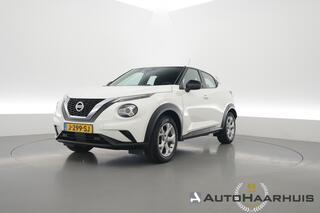 NISSAN JUKE 1.0 DIG-T Acenta | Trekhaak | Cruise Contr. | Camera | Apple CarPlay & Android Auto | PDC+A | Stoelverw.