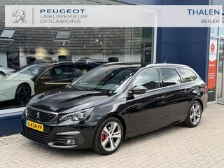 PEUGEOT 308 SW 1.2 Turbo 130 PK Automaat GT-line | Achteruitrijcamera | 17 inch LM-Velgen | Full-led Koplampen | Trekhaak | Panoramadak | Dodehoek bewaking | Denon HIFI Audio installatie | Volautomaat |