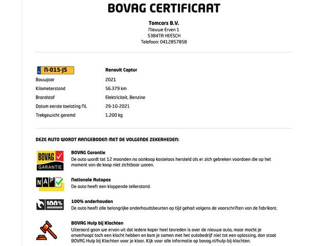 Renault Captur 1.3 TCe 140 Intens Trekhaak/Navigatie/Camera/Cruise-control