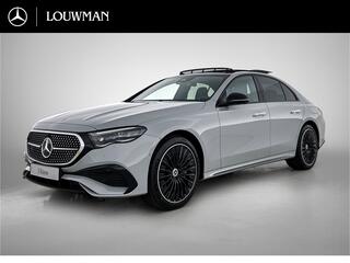 MERCEDES-BENZ E-KLASSE 300 e Business Solution AMG | Premium pakket | Winterpakket | Nightpakket | Leder pakket | Trekhaak | Panoramaschuifdak | 20-inch multi-spaak AMG velgen | 360� camera | Burmester� 4D surround sound system |