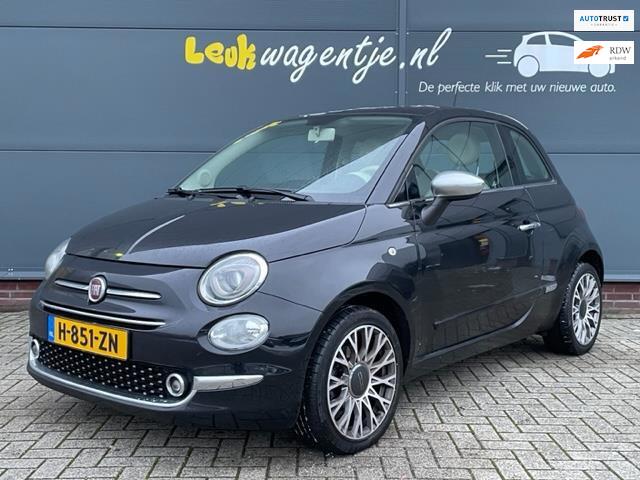 Fiat 500 1.2 Lounge navi climate panoramadak leder 16
