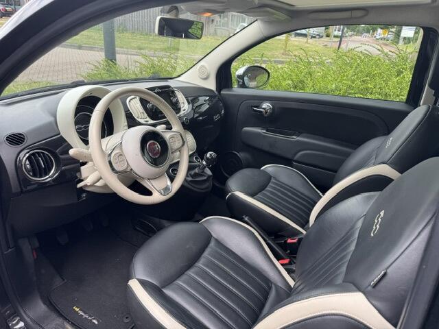 Fiat 500 1.2 Lounge navi climate panoramadak leder 16
