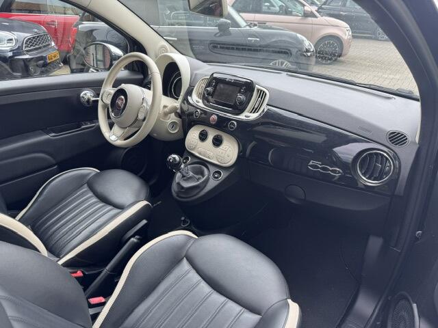 Fiat 500 1.2 Lounge navi climate panoramadak leder 16