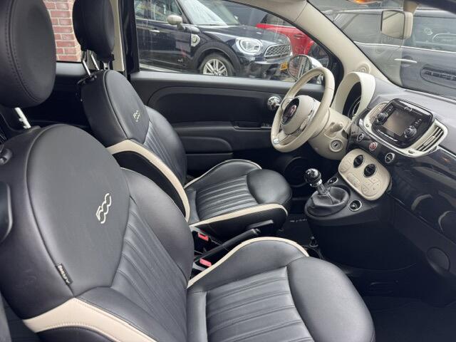Fiat 500 1.2 Lounge navi climate panoramadak leder 16