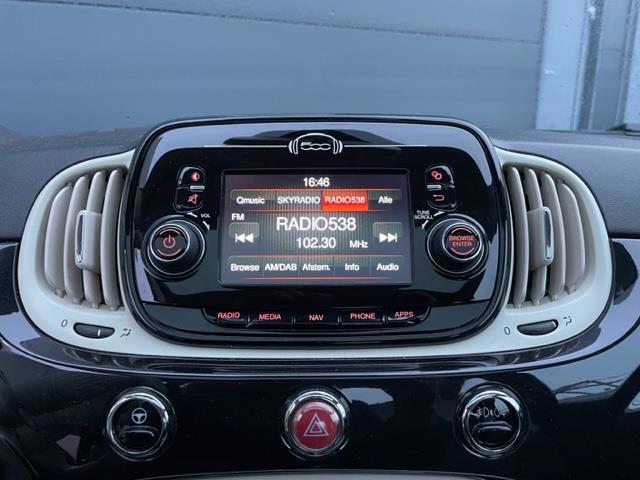 Fiat 500 1.2 Lounge navi climate panoramadak leder 16