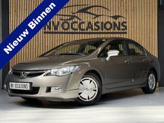 HONDA CIVIC 1.3 Hybrid LEDER/PARKEERSENSR/STOELVW/CRUISE/NAP/ZUINIG!