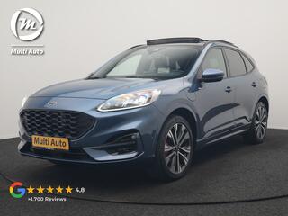 FORD KUGA 2.5 ST-Line X PHEV 225pk Dealer O.H. | Trekhaak Af Fabriek | Panodak | Adaptive Cruise | Head Up | 360 Camera | Alcantara Sportstoelen & Stuur Verwarmd | Bang & Olufsen | Keyless | Blis | Apple Carplay | Navigatie | DAB | Plug In Hybrid |
