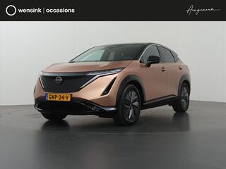 NISSAN Ariya Advance 91 kWh | SOH 99% | Ele.verstelbare stoelen | 360 Camera | Navigatie | DAB | Applee CarPlay/Android Auto | Stoel/Stuur verwarming | Adaptieve Cruise Control | Ele. kofferdeksel |