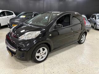 Peugeot 107 1.0-12V BLACK en SIL. AIRCO / LEDER/ALCANTARA / LM VELGEN / CV