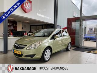 OPEL CORSA 1.2-16V Enjoy,2E Eigenaar,100% Onderhouden,Lage Kilometerstand,Airco,Elektrischpakket,Radio-cd/mp3 Speler