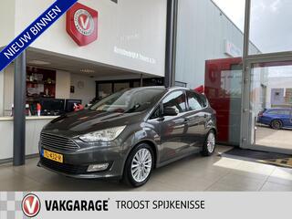 FORD C-MAX 1.0 Titanium,Nieuwstaat,Unieke Kilometerstand,100% Onderhouden,Navigatie,Achteruitrijcamera,Spraakbediening,Keyless,Trekhaak,Climate&Cruisecontrol,V&A Sensoren,17 Inch Lmv