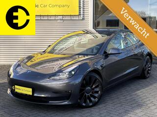 TESLA Model 3 Performance AWD 75 kWh | SOH 90,4% | Wit Leder | Incl.BTW