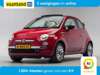 Fiat 500 CABRIO 1.2 Lounge [ Airco Climate control Bluetooth aansluiting ]