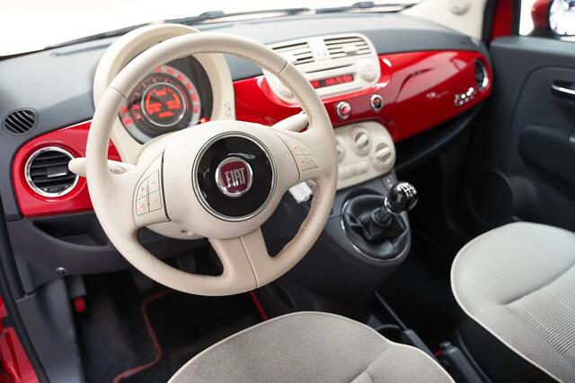 Fiat 500 CABRIO 1.2 Lounge [ Airco Climate control Bluetooth aansluiting ]
