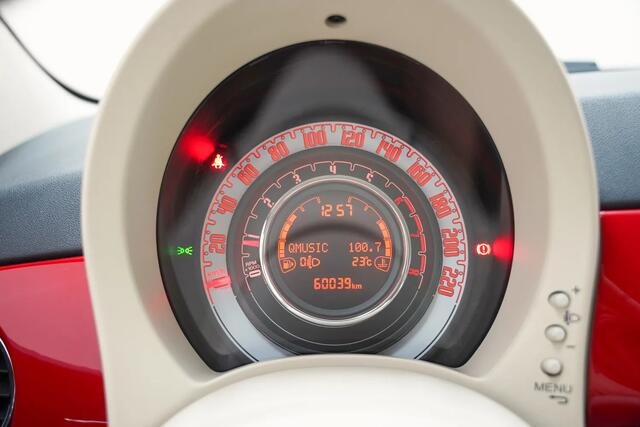 Fiat 500 CABRIO 1.2 Lounge [ Airco Climate control Bluetooth aansluiting ]