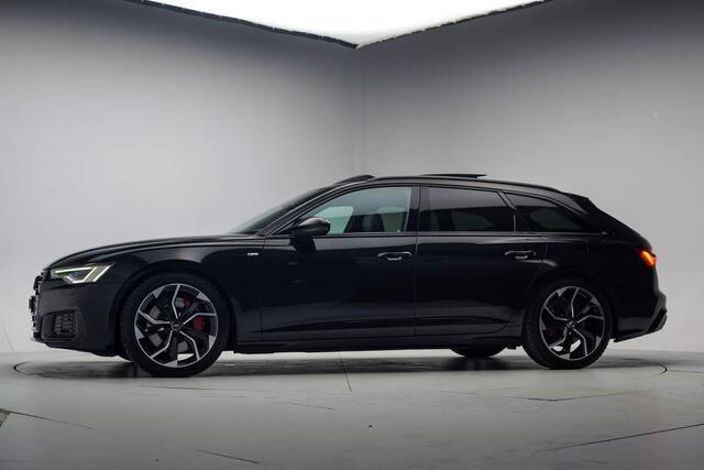 Audi A6 vant 55 TFSI e quattro S Line Competition Black [ Panorama Trekhaak Navi Apple / Leder Camera Stoelverwarming ]
