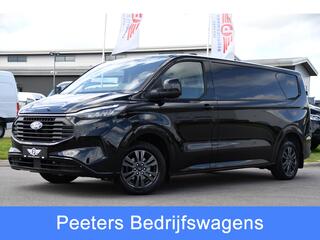 FORD TRANSIT CUSTOM 300 2.0 TDCI L2H1 Black Edition Full Options! Adaptieve Cruise, Virtual, Camera, LED, Carplay, 170pk, Trekhaak, Stuurverwarming, Automaat, Stoelverwarming, Uniek!