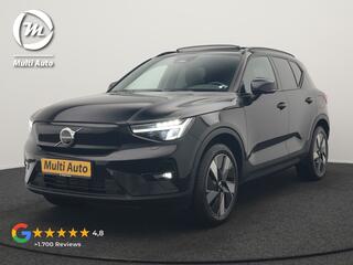 VOLVO XC40 Single Motor Extended Range Ultimate 82 kWh 252pk Dealer O.H. | Panodak | Adaptive Cruise | 360 Camera | Harman / Kardon | Warmtepomp | Sportstoelen Memory & Verwarmd | Google Assistent | Keyless | Blis | Stuur Verwarmd | Apple Carplay | DAB | 19