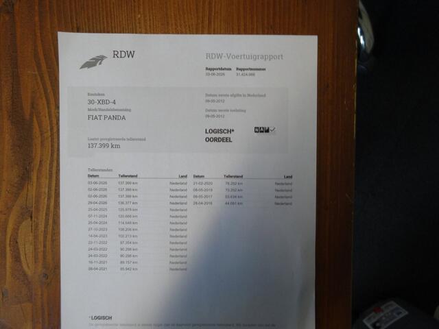 Fiat Panda 0.9 TwinAir Lounge Automaat Airco 1e Eigenaar Boekjes