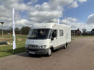 Hymer Camper centrum on the road Marum