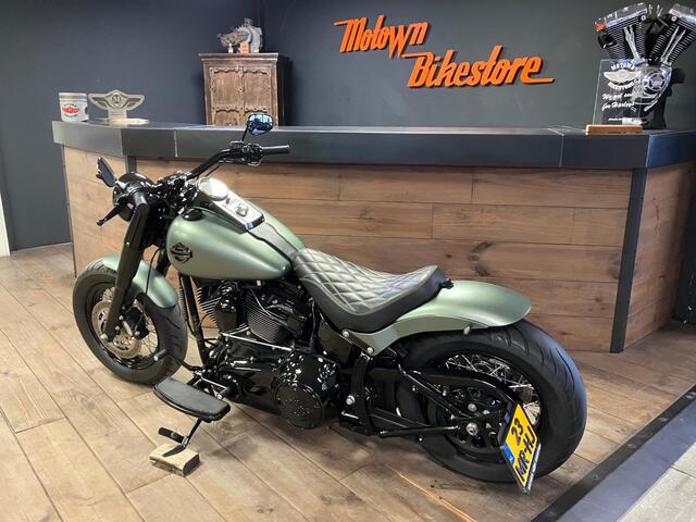 Harley Davidson FLS Softail Custom Denim Green Custom Re