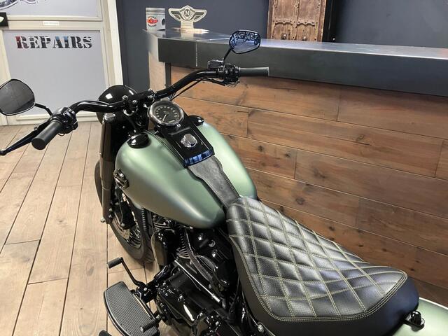 Harley Davidson FLS Softail Custom Denim Green Custom Re